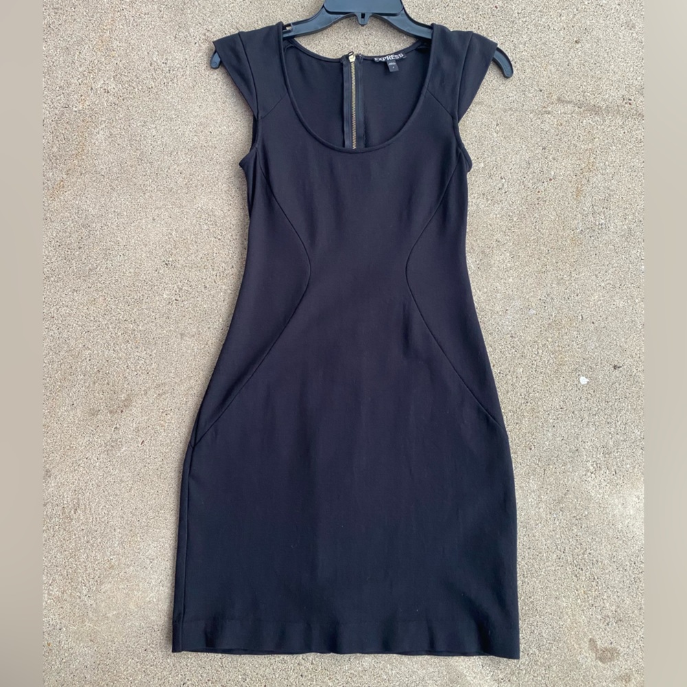 Express Mini Black Cocktail Dress